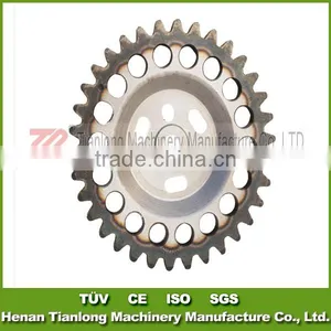 C45 Steel 34 Teeth S706 3538854 Roller Timing Gear/Sprocket/Kettenrad/Pinon/Pignon/Roda Dentada Wheel With 12.7mm Pitch 34 Teeth thumbnail-1