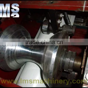 LMS Customized Galvanized Steel Roof Sheet Ridge Cap Roll Forming Machine thumbnail-1