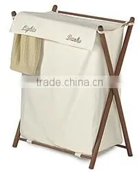 Promotional Wicker Laundry Basket Stand thumbnail-4