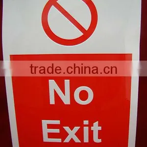 OEM Printing Adhesive Print PVC no Exit Plastic Label thumbnail-1