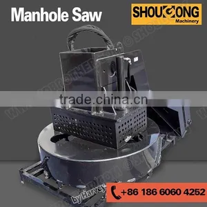 Skid Loader Attachment Manhole Saw thumbnail-1