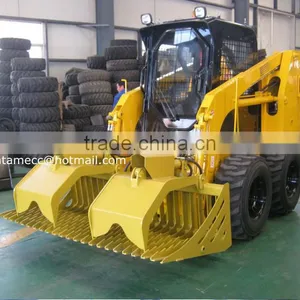 Skid Steer Loader With Rock Grapple thumbnail-1