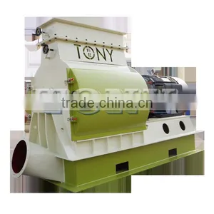 TFD65*75 CE Certificated Signle Shaft High Efficiency Wood Shavings Hammer Mill thumbnail-6