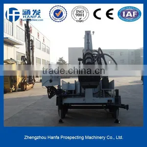 Multi-function Wheel Type Drilling Rig for Selling! HF150T Wheel Type Multi-function Rotary Water Well Drilling Rig thumbnail-1