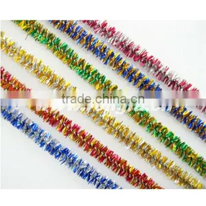 Children's Educational Toys 6mm*12" Metallic Two Color Chenille Stem Diy Toys thumbnail-1