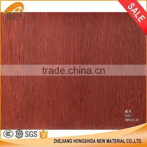 PVC Membrane Foil, Wood Grain Pvc Decorative Film for Furniture thumbnail-1