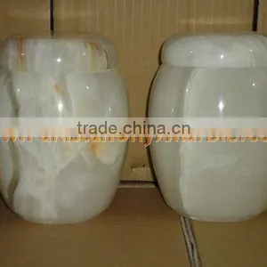 WHOLSALE 2017 NATURAL 2017 New Items WHITE ONYX URNS thumbnail-2