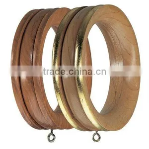 Curtain Ring,curtain Rod Ring,wooden Ring(B190069) thumbnail-1