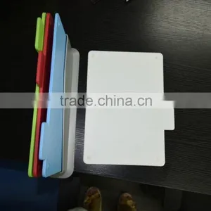 PP Material Good Quality Four PCS In One Set Rectangle Cutting Board thumbnail-4