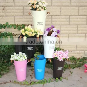 Guangxi Display Flower Bucket Home & Garden Metal Hanging Vases thumbnail-1