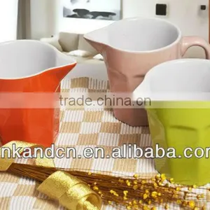 Colorful and Fine Solid Ceramic Coffee Mug With Handle thumbnail-1