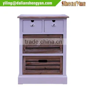 White Modern Wooden Bedroom Furniture Bedside Table Nightstand thumbnail-1