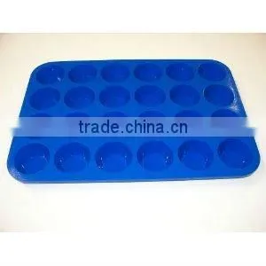 Silicone Bakeware Mini Muffin Pan 24 Cups thumbnail-1