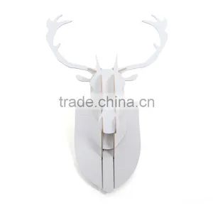 DIY 3D Cut Model Kit- Wooden Puzzle Kit for Educational &Wall Decor - Construct a Creative& Visual Model on Your Own Deer Head thumbnail-6