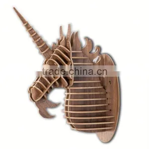 DIY Unicorn Head 3D Wall Hanging Decoration thumbnail-2