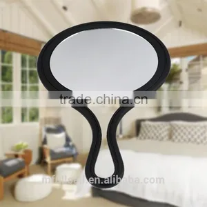 Plastic Double Sided Round Hand Held Mirror thumbnail-1