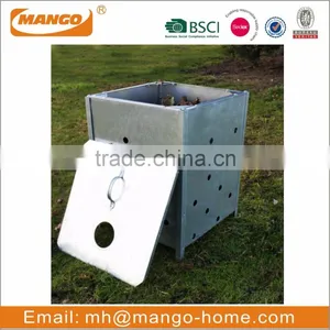 Square Galvanised Garden Incinerator thumbnail-2