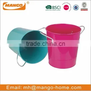 Colorful Stainless Steel Handle Metal Champagne Bucket thumbnail-1