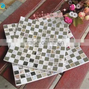 Exquisite Handmade Mosaic Crackle Glass Plate thumbnail-1