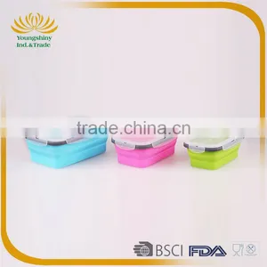 Silicone Collapsible Lunch Box for Kids thumbnail-6