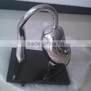 Indoor Art Stainless Steel Mirror Craft Bean Sprout Design Statues for Sale thumbnail-1