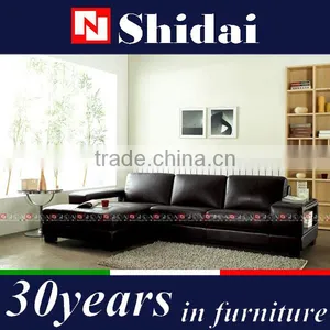 Cow Leather Sofa, l Shaped Leather Sofa, Turquoise Leather Sofa 948 thumbnail-1