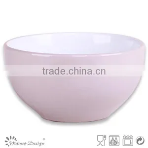 Stoneware Bowls With Purple White Color Dinnerware 5.5 Inch Stoneware Two-tone Color Bowls thumbnail-6