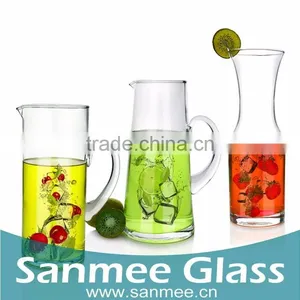 1300ml Hot Sale Crystal Glass Pitcher,fruit Pitcher thumbnail-1