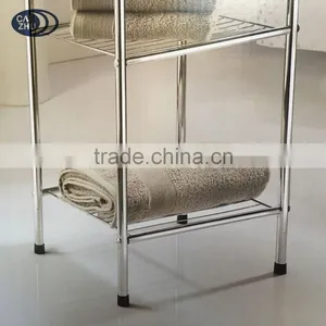 Stainless Steel Metal Commercial Bathroom Towel Rack thumbnail-3