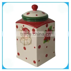 Ceramic Christmas Sugar Bowl thumbnail-1