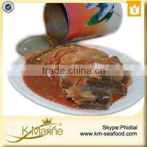 New Processing Easy Open End Wholesale Canned Mackerel in Tomato Sauce thumbnail-6