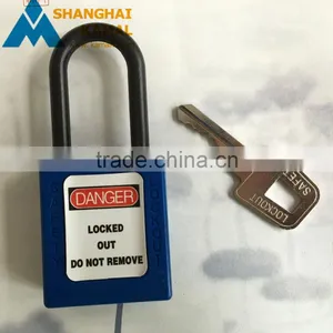 Nylon Safety Padlock With Nylon Shackle thumbnail-1