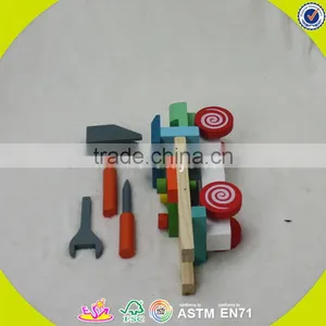 2017 Best Design Educational Children Wooden Toy Screws for Sale W03C026 thumbnail-4