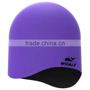New Fashional 3D Shape Reversible 100% Silicone Dome Swim Cap (CAP-1800) thumbnail-1