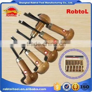 Hand Wood Carving Chisel Set 6 Piece Gouge Woodworking Cut Craft Sculpture Carpenter Tool thumbnail-6