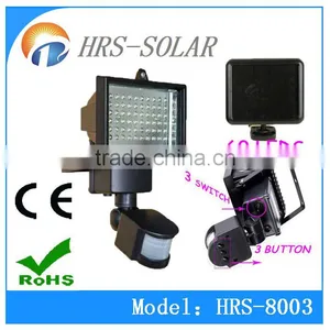 Motion Sensor Solar Power 60 White LED PIR Light Home Garden Security Led Flood Light thumbnail-3