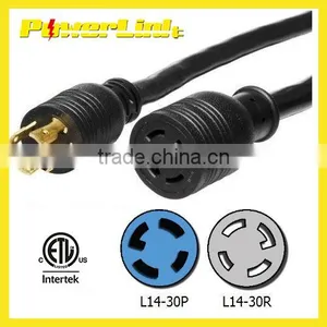 S10346 Nema L14-30 Generator Power Cord 4 Wire 10 Gauge 125/250v 30 Amp 20 Feet thumbnail-1