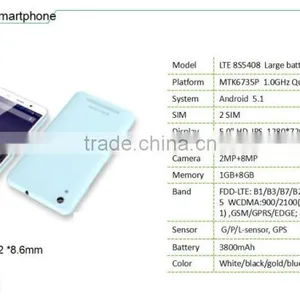 LTE8S5408 5.0" High End Mobile Phone Wholesale thumbnail-3
