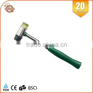 30mm Steel Tubular Handle Soft Face Hammer Two-way Mallet thumbnail-1