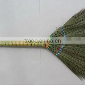 Hot Sale India Grass Broom With Stick thumbnail-1