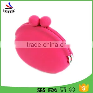 2016 Popular Latest Cheap Fashion Cute Soft Silicone Mini Coin Purse Card Key Pouch Wallet for Promotion Gifts thumbnail-3