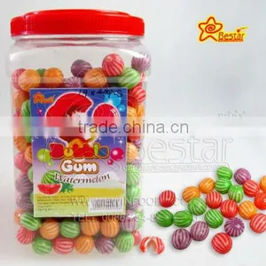 Fruity Flavour Watermelon Shape Bubble Gum thumbnail-1