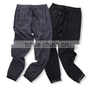 Cotton Hemp Leisure Trousers Man Pure Color Comfortable Pants thumbnail-1