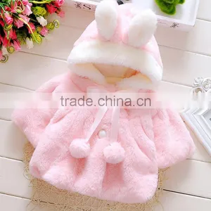 Zm40648b Wholesale Baby Girls Coat Fancy Warm Children Jackets thumbnail-1