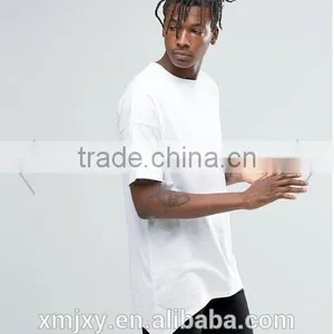 2016new Fashion Mens t Shirt Irregular Cutting t Shirt Blank Tee thumbnail-1
