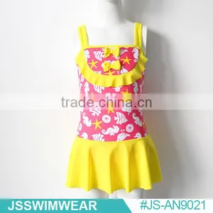 Stars One Piece Yellow Swimwear thumbnail-1