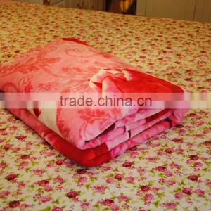 Super Warm 100% Polyester Raschel Blanket thumbnail-3