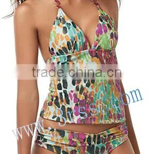 2014 Wholesale Maternity Hot Sexy Girls Bra Tankini Top Swimwear Model thumbnail-1