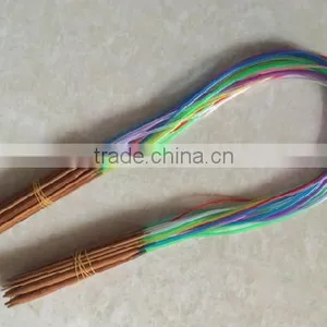 Top Quality Multi-color Plastic Tube Smooth Nature Circular Bamboo Knitting Needles thumbnail-1