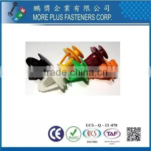 Taiwan Stainless Steel PC N66 Natural Black Nylon Plastic Rivet Plastic Push Rivets Plastic Snap Rivets thumbnail-6